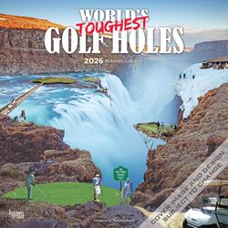 BrownTrout Publishers World's Toughest Golf Holes 2026 Calendar