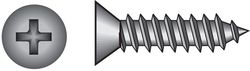 HILLMAN No. 10 Ga. X 1-1/4 in. L Phillips Flat Head Sheet Metal Screws 100 pk