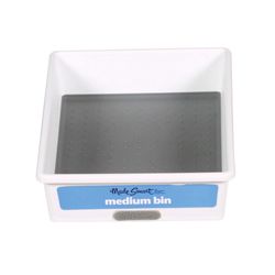 Madesmart White Plastic Drawer Organizer Bin