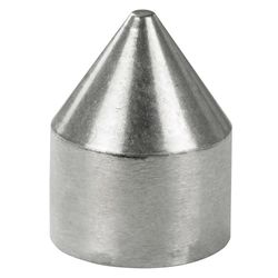 YardGard Silver Aluminum Chain Link Bullet Cap 1 pk