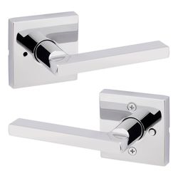 Kwikset Halifax Polished Chrome Privacy Lever