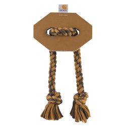 Carhartt For Dog Brown Wool Duck Hex Dog Tug Toy 1 pk