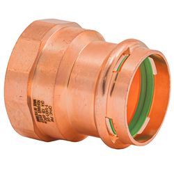 QuickFitting 1-1/4 in. Press in. FNPT in. Copper Adapter
