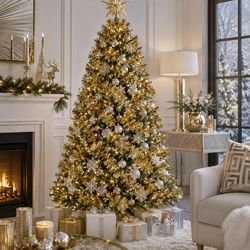 FC Young 2 in. D X 12 ft. L Tinsel Christmas Garland