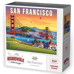 Boardwalk San Francisco Jigsaw Personal Puzzle 210 pc