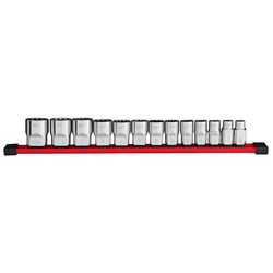 Milwaukee 1/2 in. drive SAE 12 Point Socket 13 pc