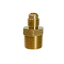 ATC 1/4 in. Flare X 3/8 in. D MPT Brass Adapter