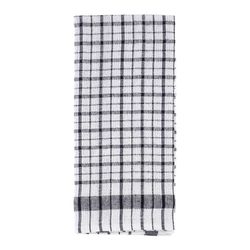 Ritz Royale Black Cotton Check Kitchen Towel 1 pk