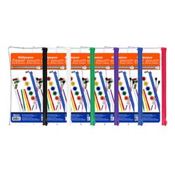 Bazic Products 5 in. H X 11 in. W X 0.13 in. D Pencil Case Assorted