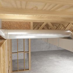 Imperial 5 in. D X 24 in. L Galvanized Steel Furnace Pipe