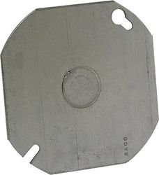 Raco Octagon Steel 4 in. H X 4 in. W Flat Box Cover