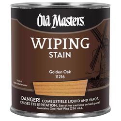 Old Masters Semi-Transparent Golden Oak Oil-Based Wiping Stain 1/2 pt