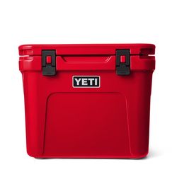 YETI Roadie 32 Rescue Red 32 qt Roller Cooler