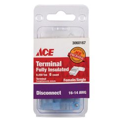 Ace Female Disconnect Blue 6 pk