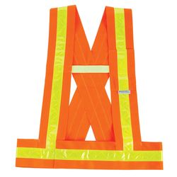 Ergodyne GloWear Reflective X-Back Breakaway Sash Orange M/L