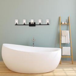 Home Living 5-Light Black Wall Sconce