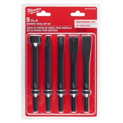 Milwaukee High Speed Steel Hammer Chisel Bit Round Shank 5 pk