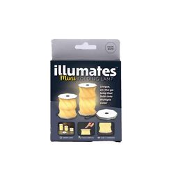 Illumates Davro products 6 in. White Portable Table Lamp