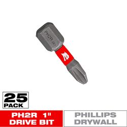 Diablo Phillips Reduced #2 X 1 in. L Driver Bit 25 pk