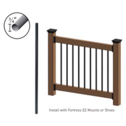 Fortress Railing Products Vintage Balusters 3/4 in. H X 3/4 in. W X 26 in. L Steel Baluster Railing