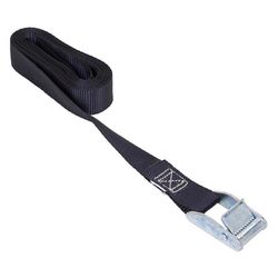 Keeper 1 in. W X 13 ft. L Black Lashing Strap 200 lb 2 pk