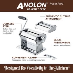 Anolon Silver Stainless Steel Pasta Maker