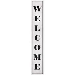 Sincere Surrounding White Wood/MDF 0.5 in. H X 46.5 in. L X 8 in. W Porch Sign