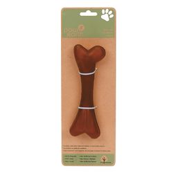 Boss Pet Paw Earth For Dog Brown Rubber EcoBones Dog Toy Large 1 pk