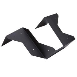 Fortress Building Products Evolution Black Steel Bracket 6 in. L