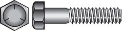 HILLMAN 5/16 in. D X 4-1/2 in. L Heat Treated Zinc Steel Hex Head Cap Screw 50 pk