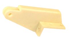 Barton Kramer White Plastic Jamb Bracket 1.125 in. L X 1.62 in. H 1 pk
