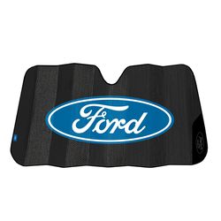 Plasticolor Ford 57 in. L X 5.75 in. W Black Foldable Sun Shade