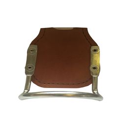 Pocket Hitch Hammer Loop Leather Clip On Hammer Loop 2.5 in. H Brown