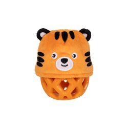 Pet Shop by Fringe Studio For Dog Multicolored Plush/Rubber Go Get Em Tiger Dog Toy