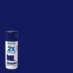 Rust-Oleum Painter's Touch 2X Ultra Cover Gloss Navy Blue Paint+Primer Spray Paint 12 oz