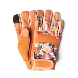 Seed & Sprout L/XL Neoprene Southern Sweetness Orange Gardening Gloves