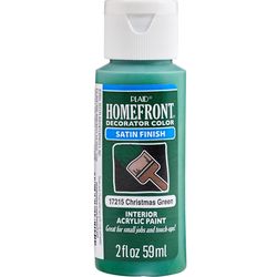 Homefront Satin Christmas Green Hobby Paint 2 oz
