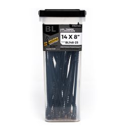 Big Timber No. 14 Sizes X 8 in. L Hex Drive Hex Washer Head Coarse Timber Screws