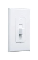 TayMac Decorator Covers White 1 gang Plastic Toggle Wall Plate 5 pk