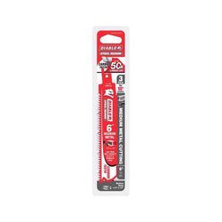 Diablo Steel Demon 6 in. Carbide Tipped Medium Metal Reciprocating Saw Blade 10 TPI 3 pk