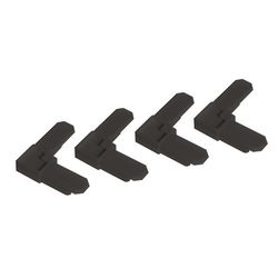 M-D Building Products Bronze Plastic Frame Corners 3/8 in. H 100 pk
