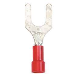 Jandorf 22-18 Ga. Insulated Wire Spade Terminal Red 5 pk