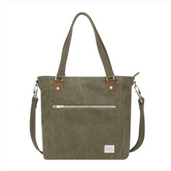 Travelon Large Cotton Canvas Tote Bag