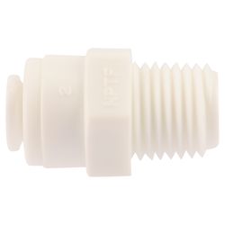 SharkBite Push to Connect 1/4 in. OD X 1/4 in. D MIP Polypropylene Adapter