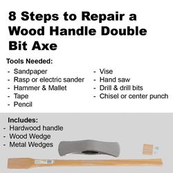 Truper 35 in. Wood Axe Replacement Handle