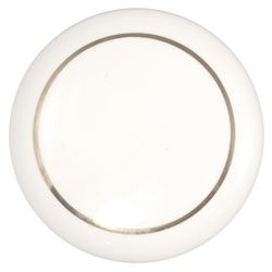 Laurey Porcelain Round Cabinet Knob 1-1/2 in. D 1 pk