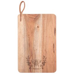 Karma Etched 11.25 in. L X 7.5 in. W X 0.5 in. Acacia Wood Cutting Board
