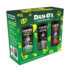 Dan-O's Assorted: Original/Crunchy/Chipotle Seasoning 3.5 oz