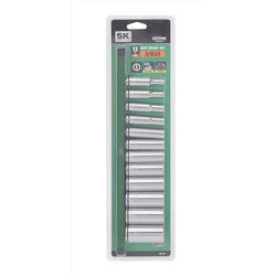 SK Tools Arrow Fastener 3/8 each X 3/8 in. drive SAE Deep Socket Set