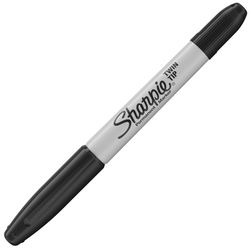 Sharpie Twin Tip Black Ultra Fine Tip Permanent Marker 1 pk